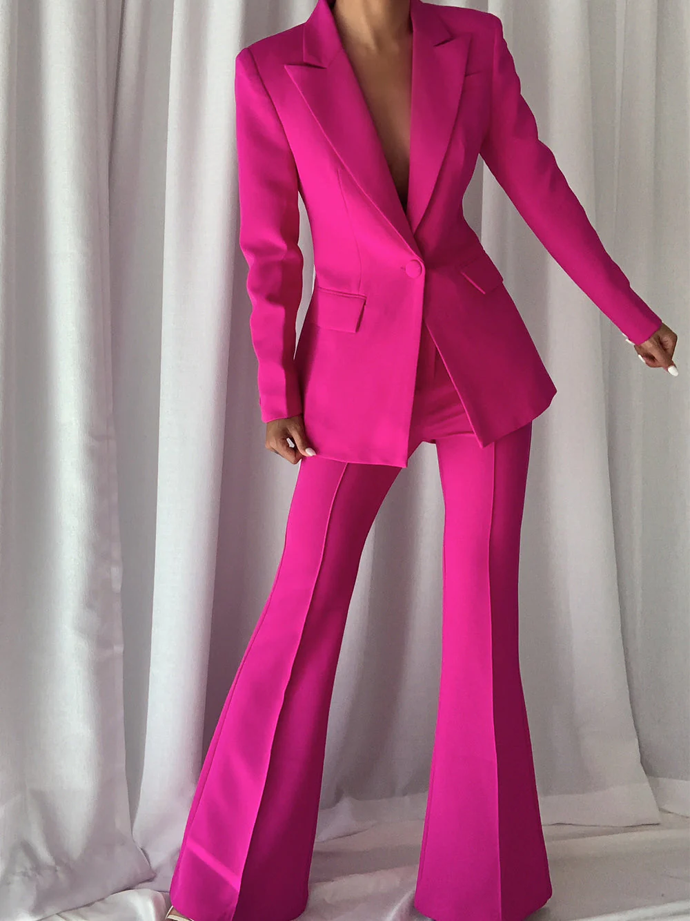 212 Blazer & Pants Set in Purple - Image 4