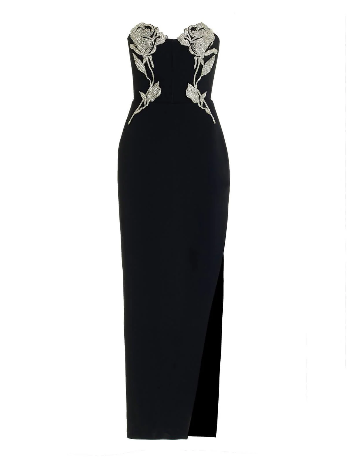 Aida Crystal Embellished Strapless Maxi Dress - Image 7