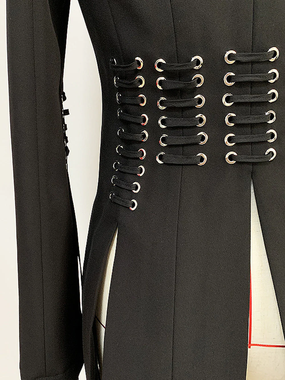 ALLACCIARE Lace Up Blazer - Image 7