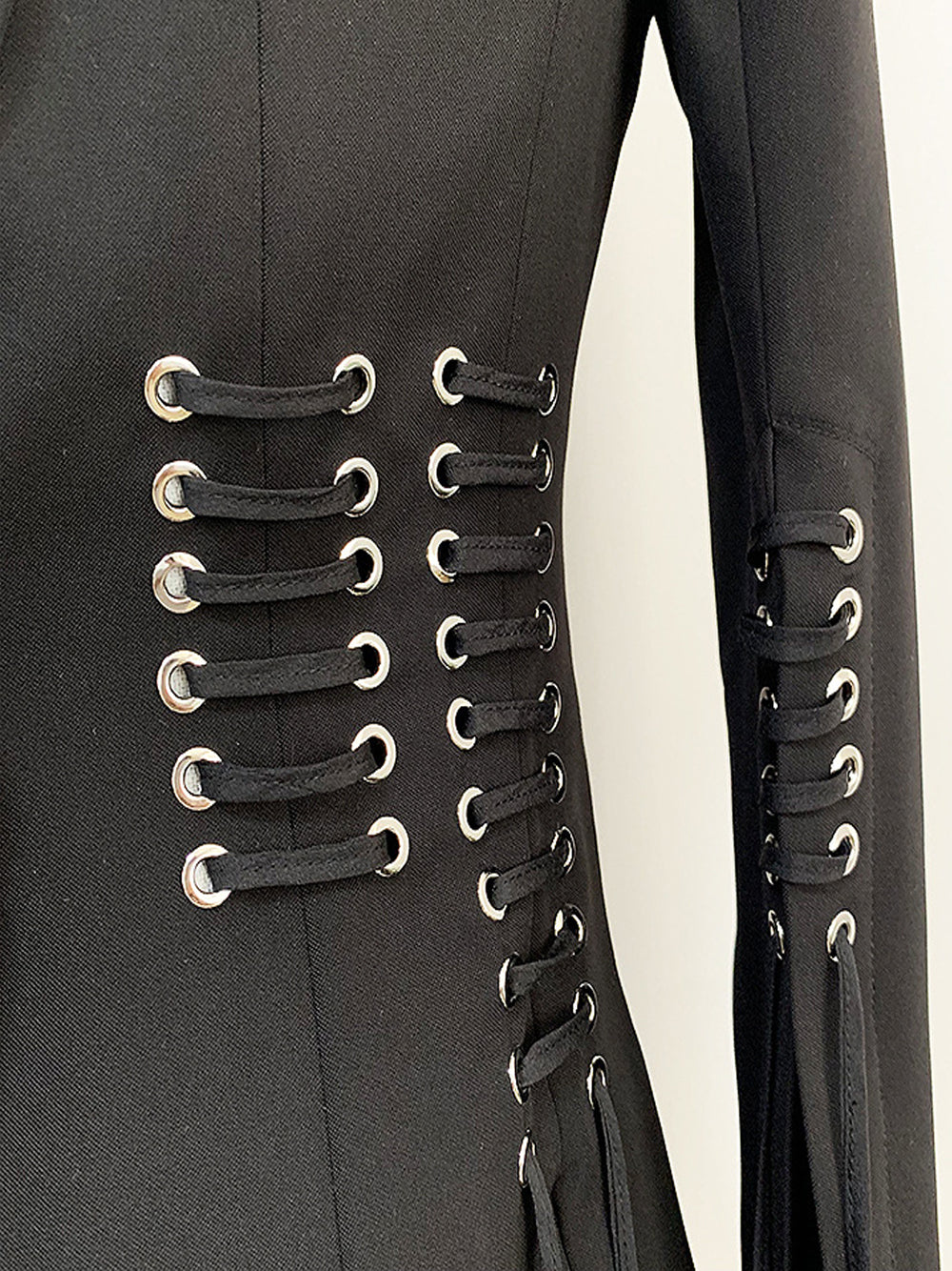 ALLACCIARE Lace Up Blazer - Image 9