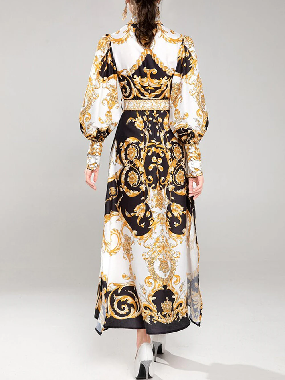 ALORA Printed Maxi Dress - Image 9