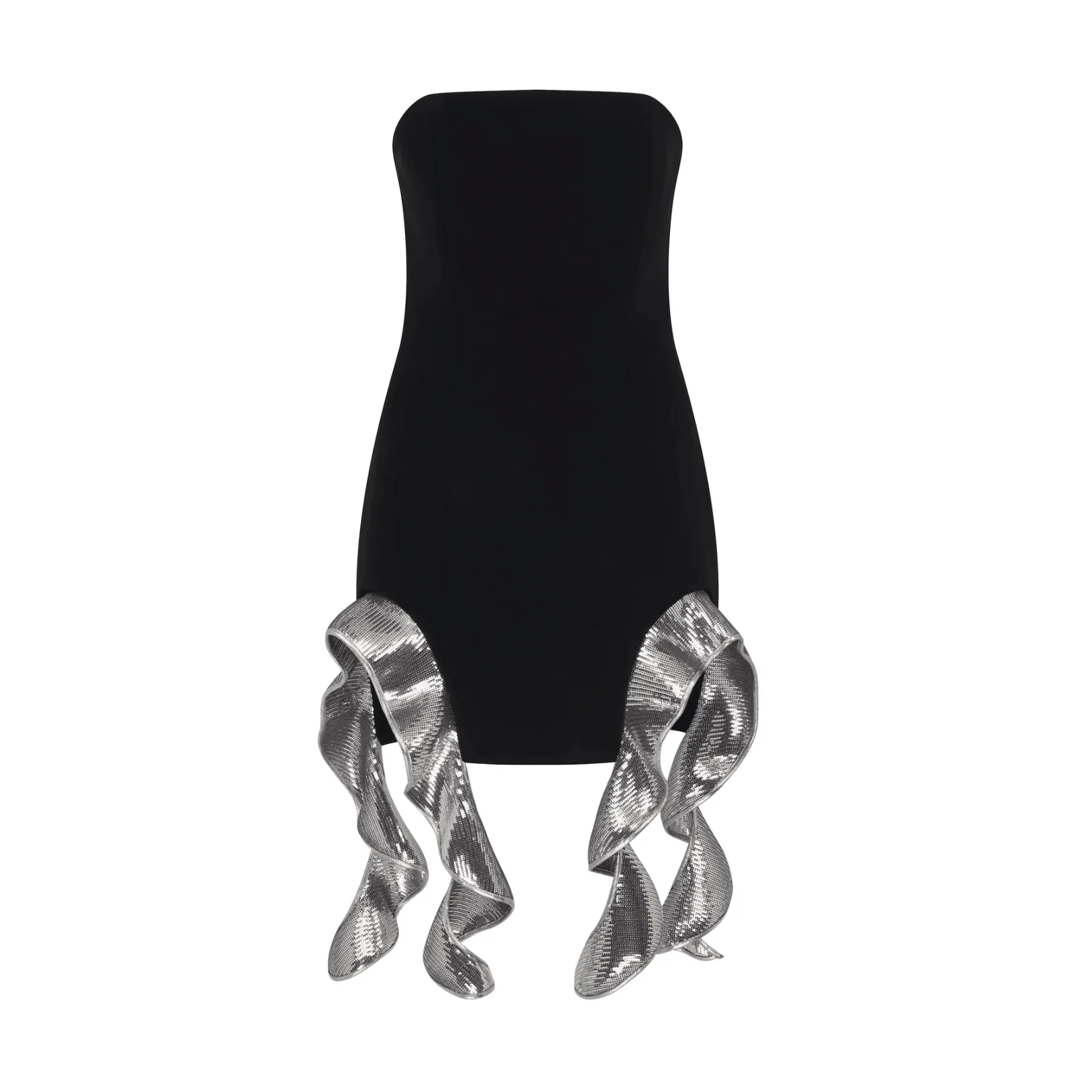 Amazing Sequined Ruffles Mini Dress - Image 12