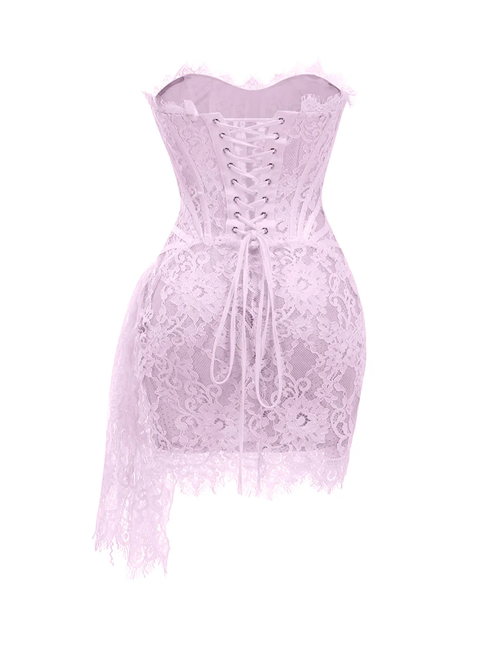 ANGELIC Mini Dress in Lavender - Image 2