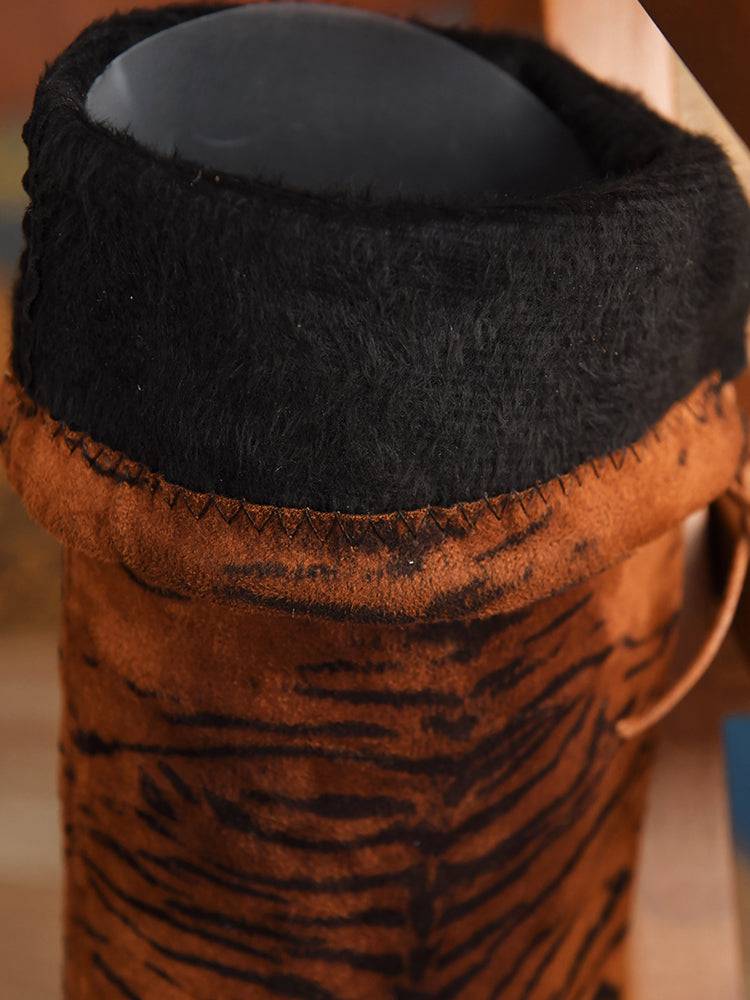 Animal Printed High Heel Boots - Image 6