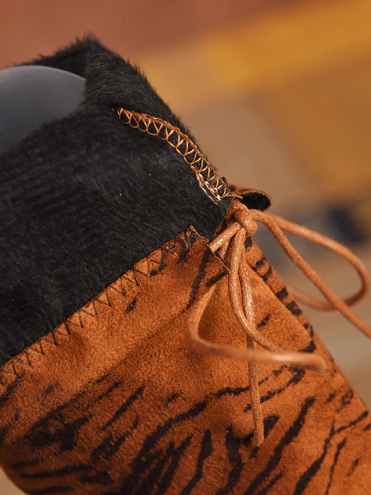 Animal Printed High Heel Boots - Image 7