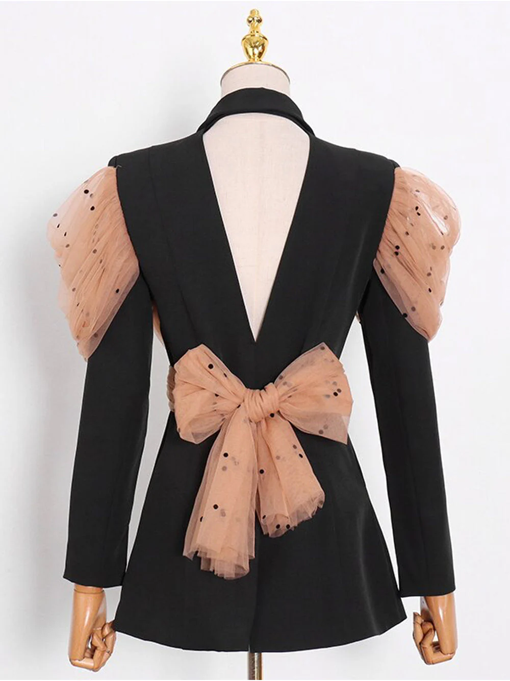 ARCO Blazer w Wrapped Mesh Bow-knot - Image 15