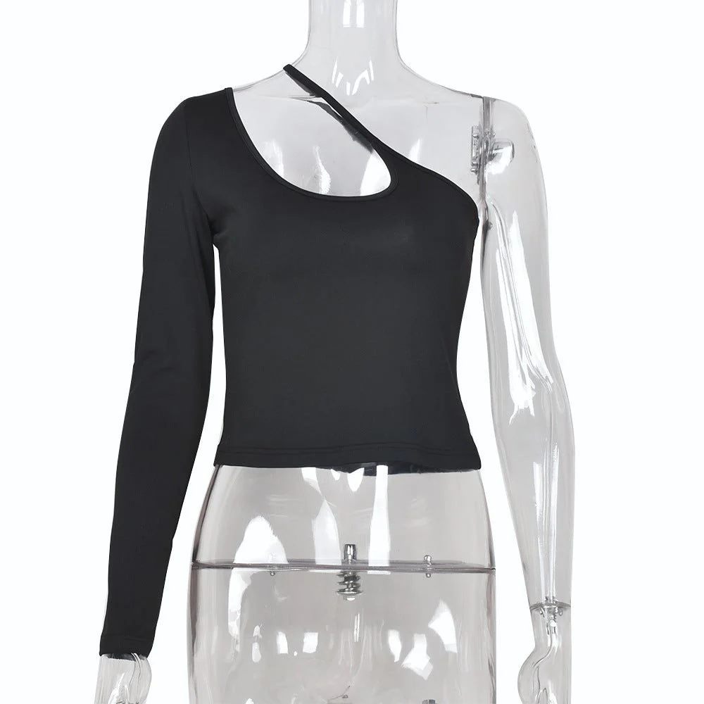 Artistic Creation Asymmetric One Shoulder Top - Image 6