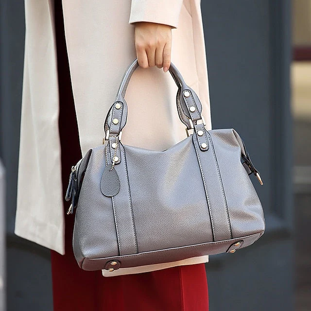 Bag PU Shoulder Handbag Crossbody Boston - Image 2