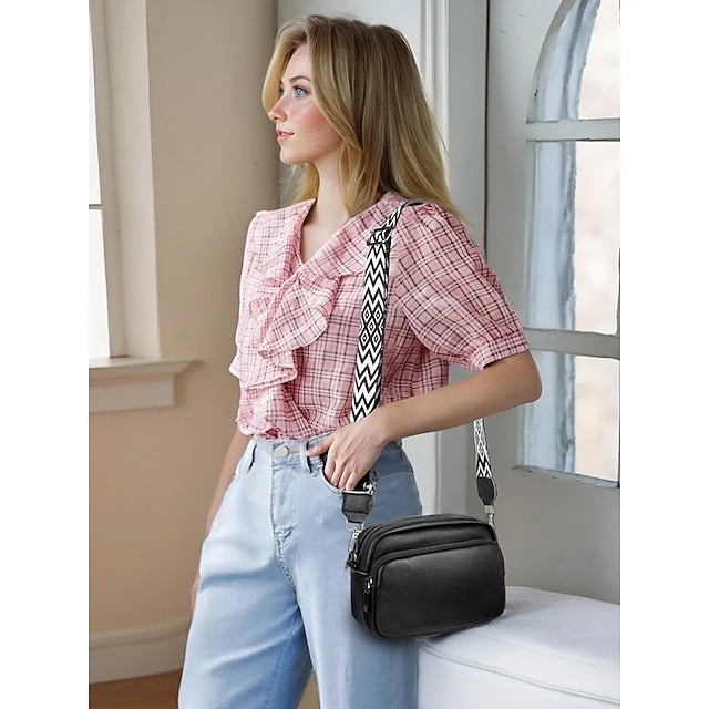 Bags Shoulder Office Bag Crossbody Leather Handbag - Image 3