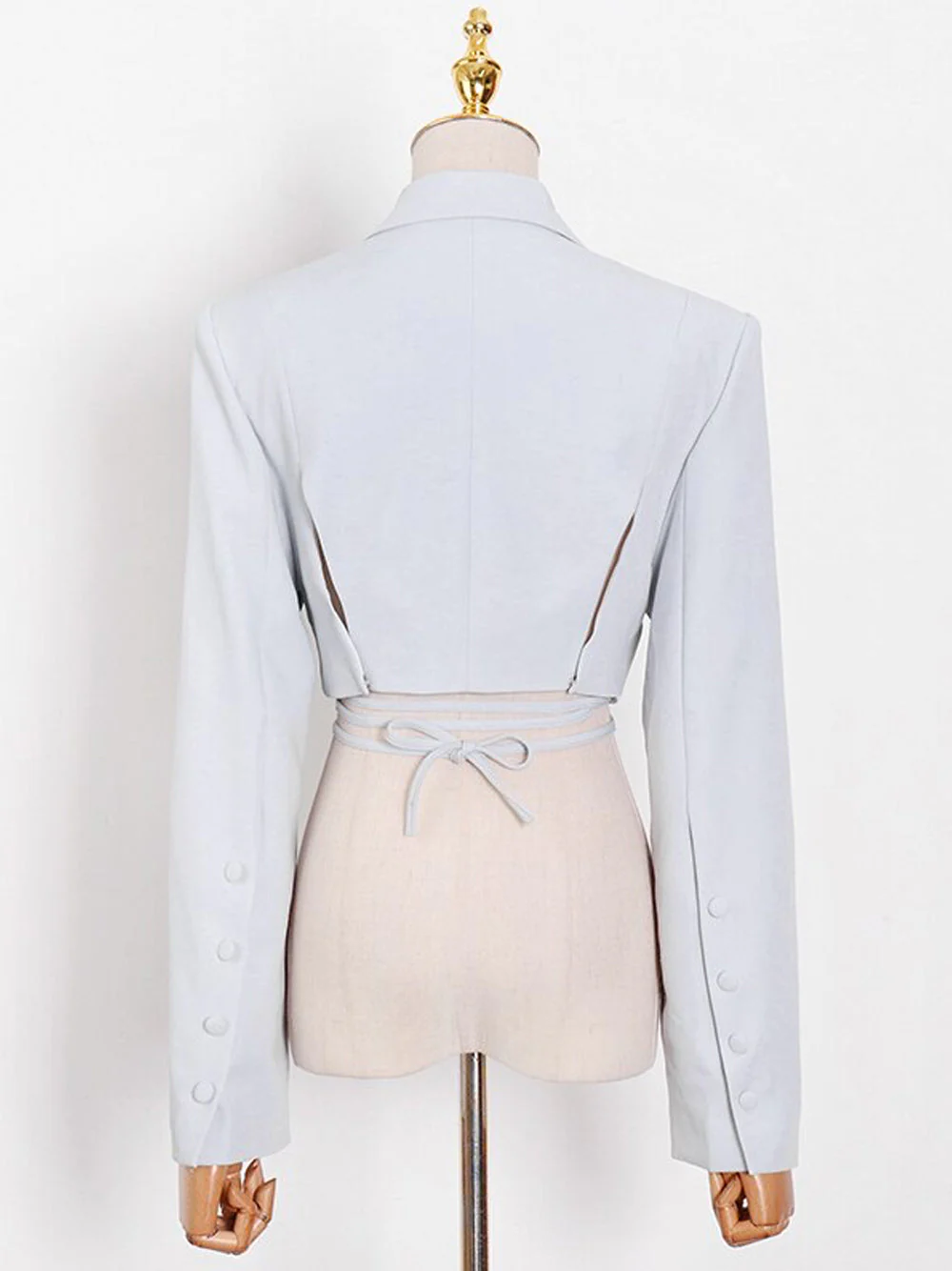 BANDETTE Blazer & Skirt Set in Light Blue - Image 14