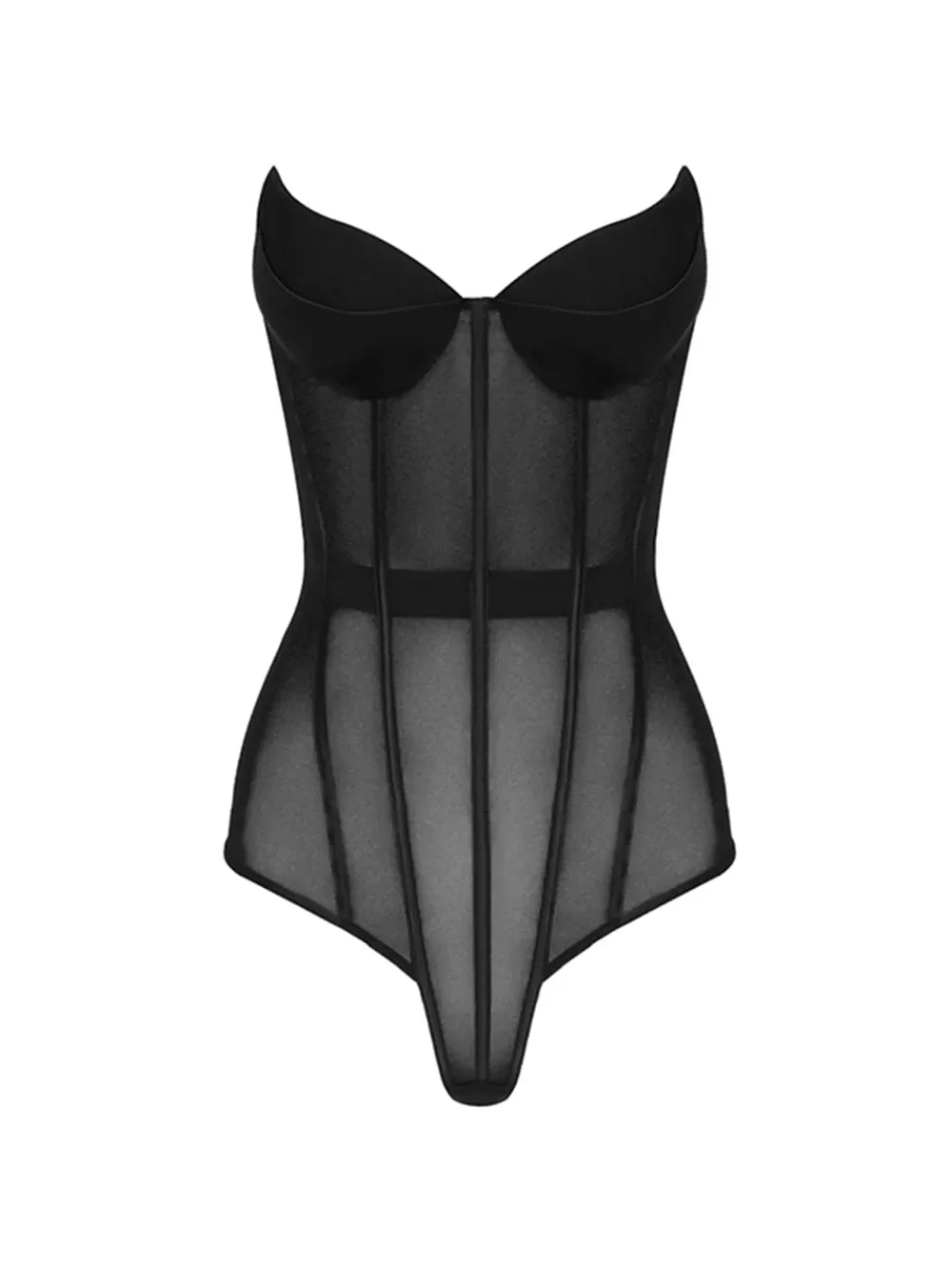 BAXTER Strapless Corset Bodysuit - Image 8