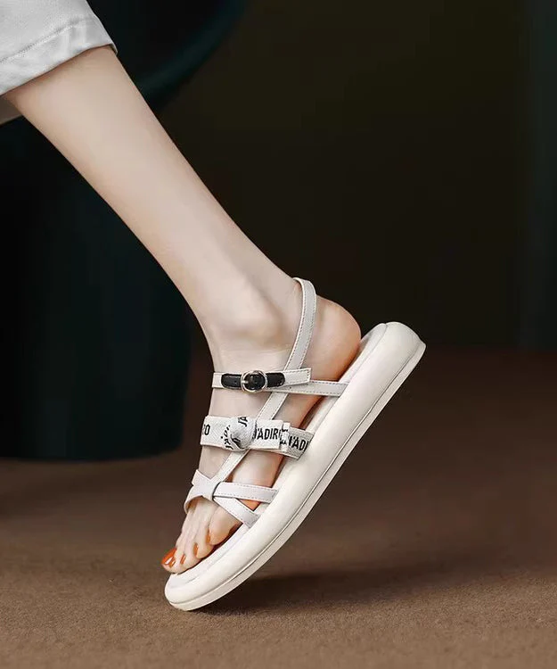 Beautiful Black Splicing Platform Walking Sandals Peep Toe - Image 4