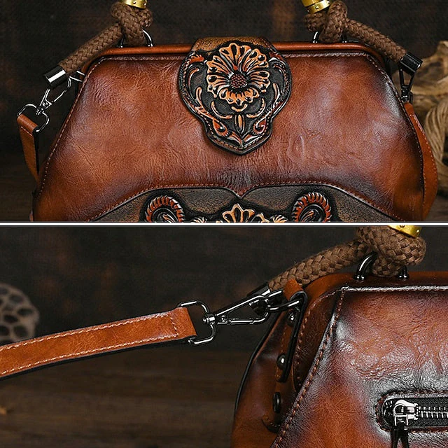 Boston Crossbody Bag Handbag Shoulder PU - Image 6