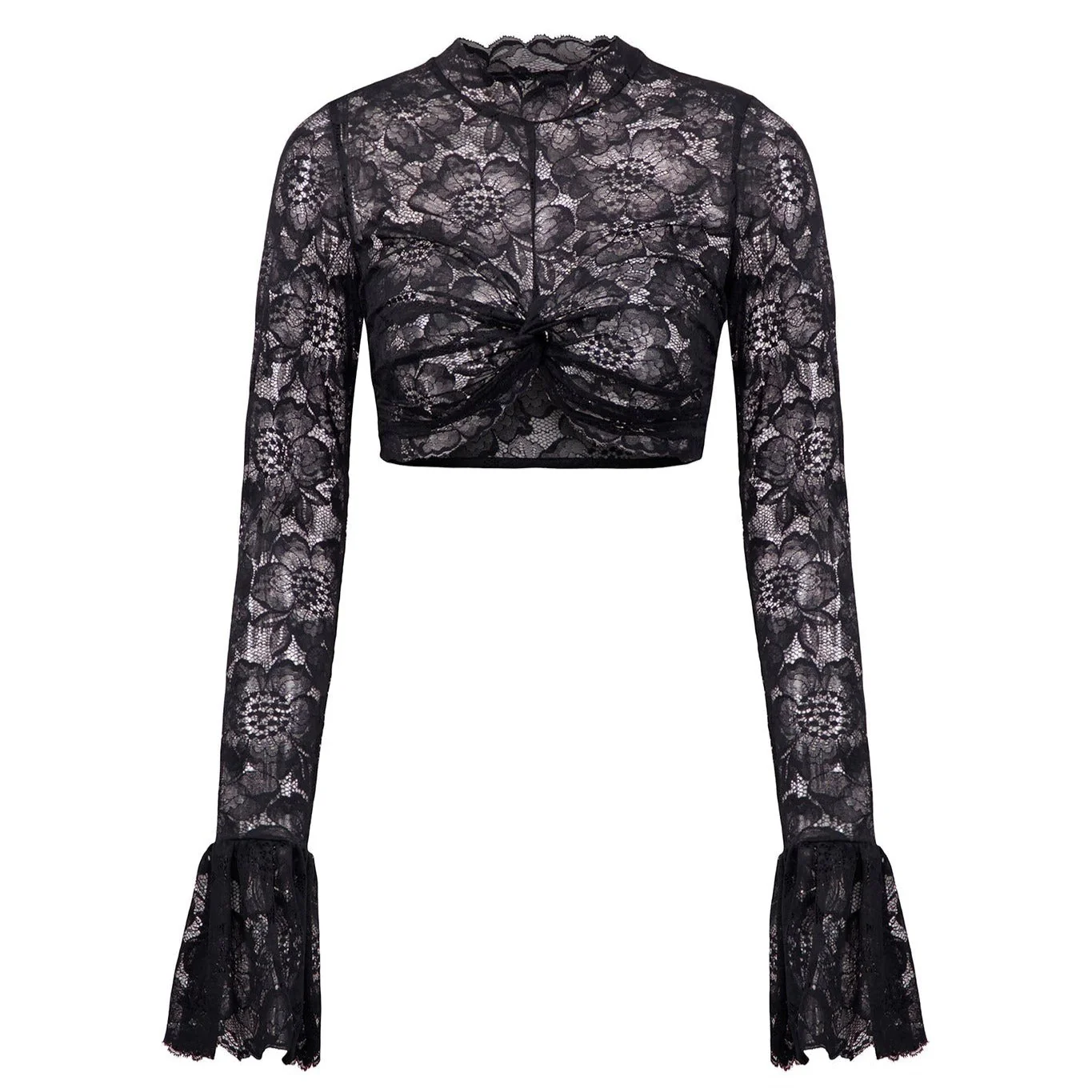 Botanical Affection Floral Lace Crop Top - Image 11