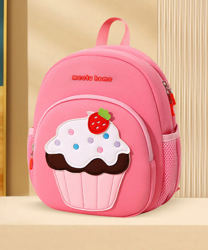 Boutique Lovely Kids Cartoon Patchwork Backpack Bag - Image 2