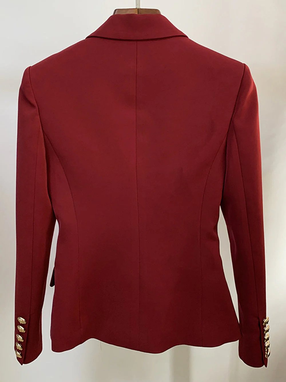 Burgundy Double Breasted Blazer - Image 2