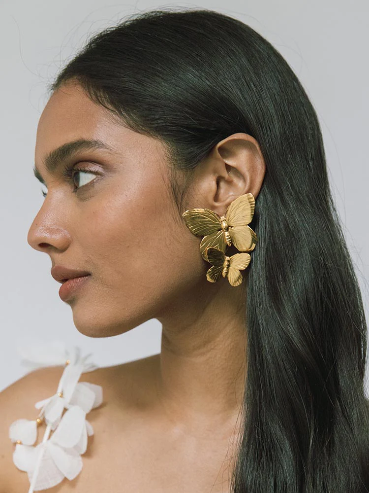 Butterfly Garden Earrings - Image 2