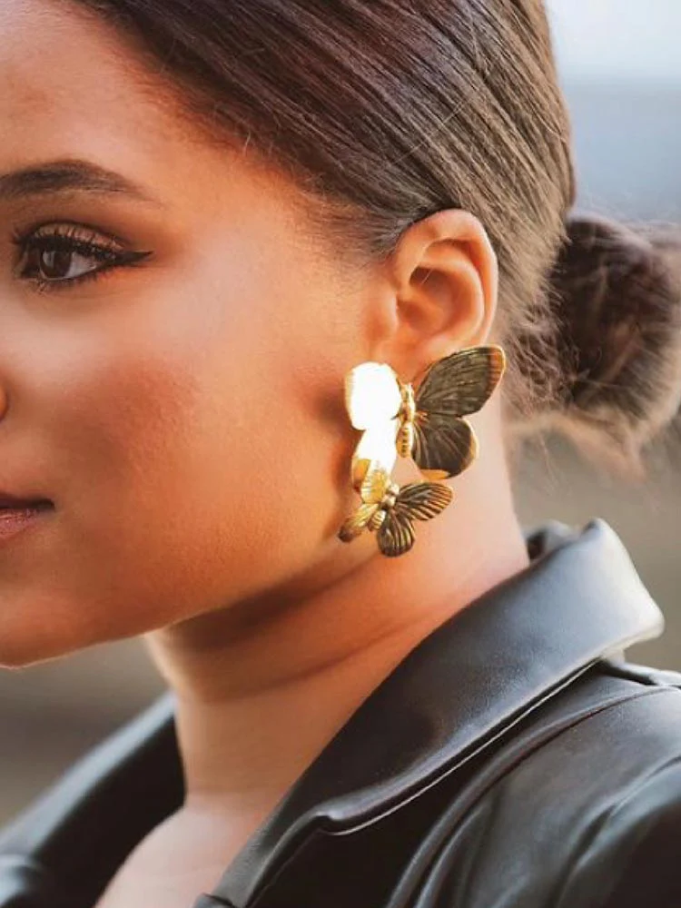 Butterfly Garden Earrings - Image 3