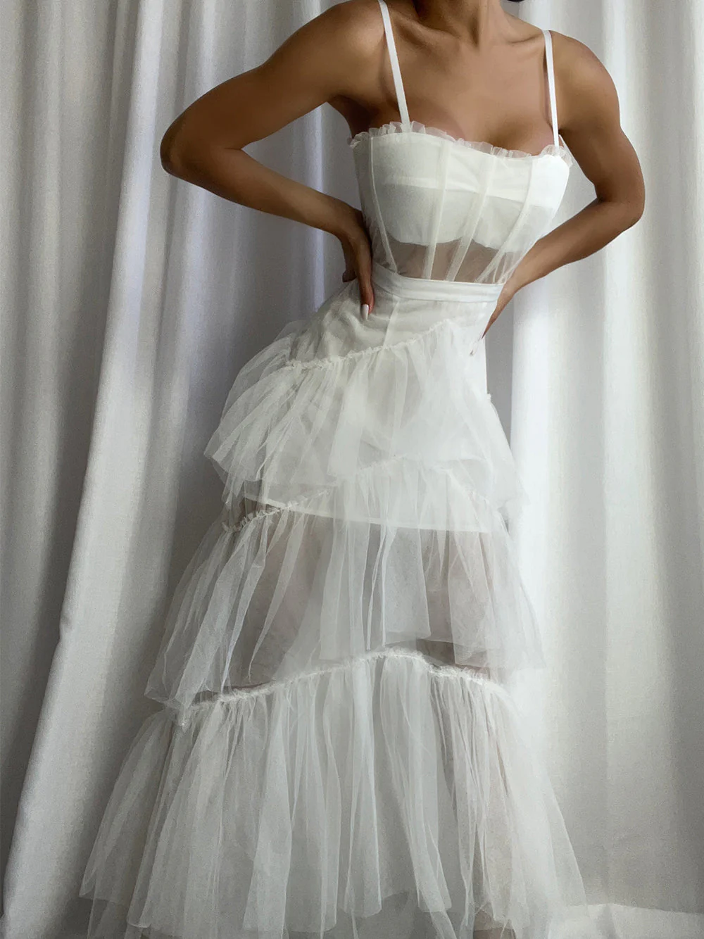 CASA Corset Tulle Gown - Image 7