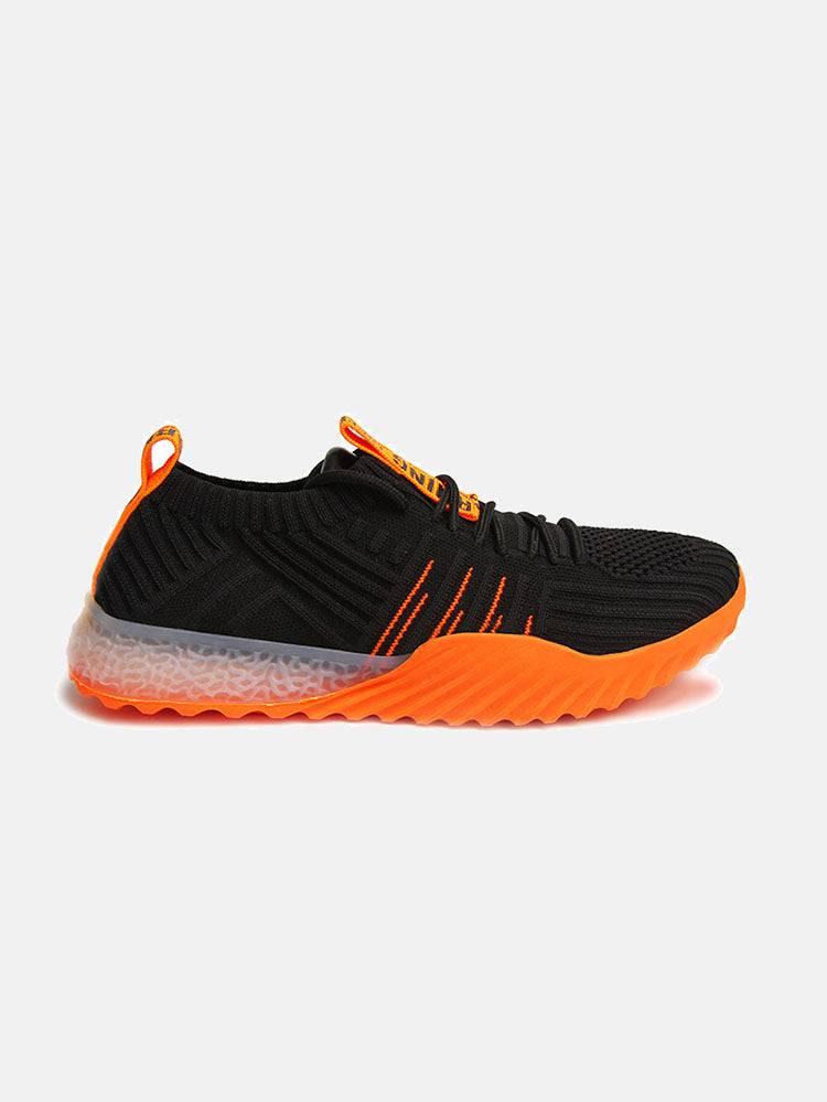 Casual Breathable Lace Up Knitted Sneakers - Image 7