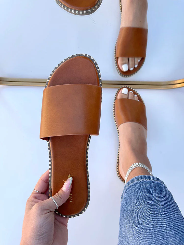 Casual Flat Slides - Image 15