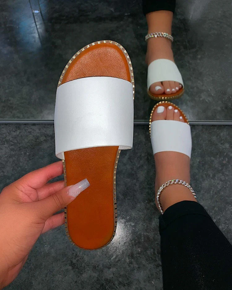 Casual Flat Slides - Image 9