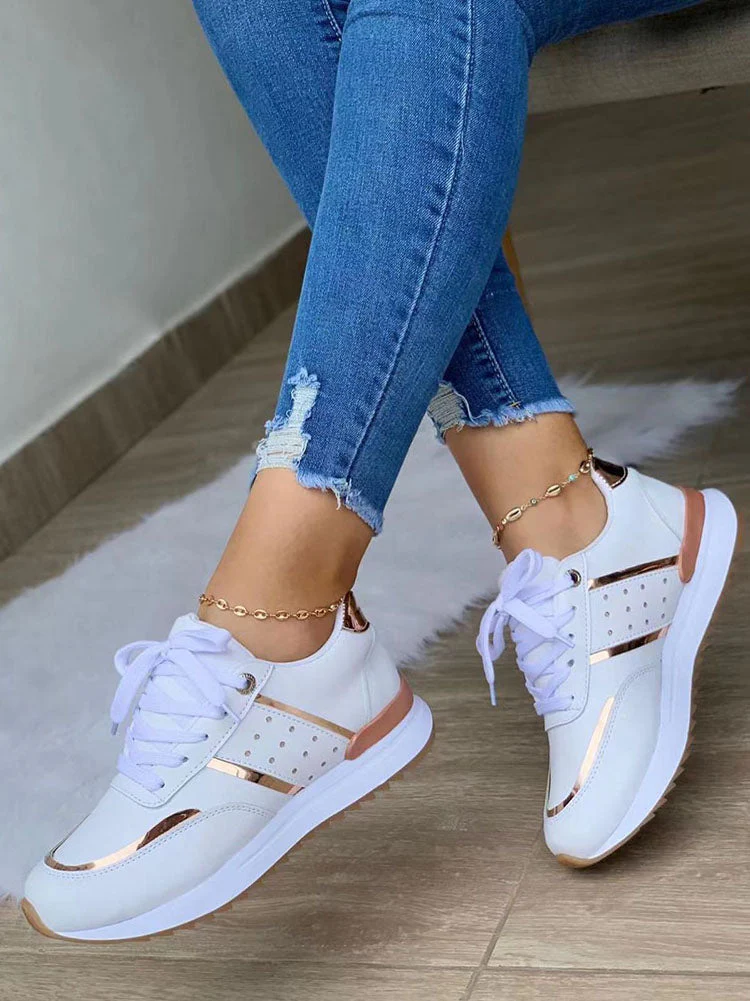 Casual Lace-up Sneakers - Image 4