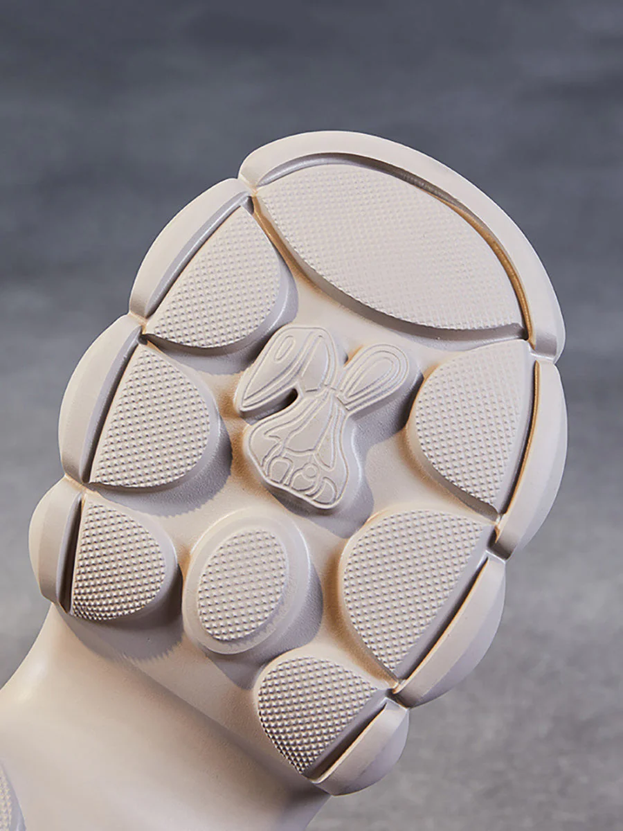 Casual Leather Spliced Platfrom Slippers - Image 12