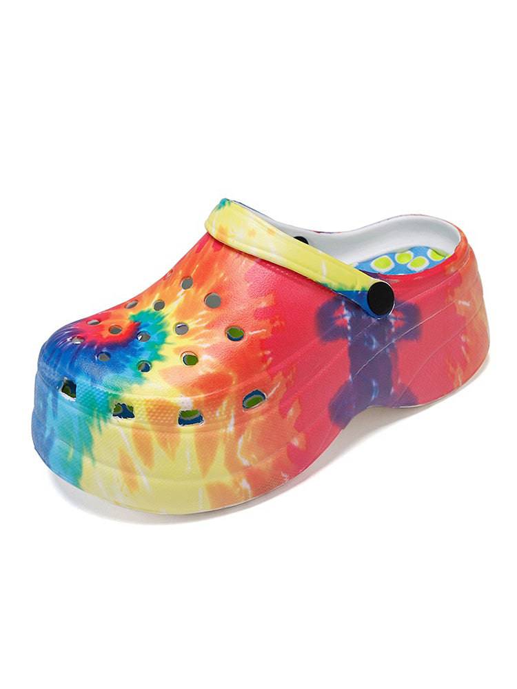 Casual Thick Sole Hole Sandals - Image 13
