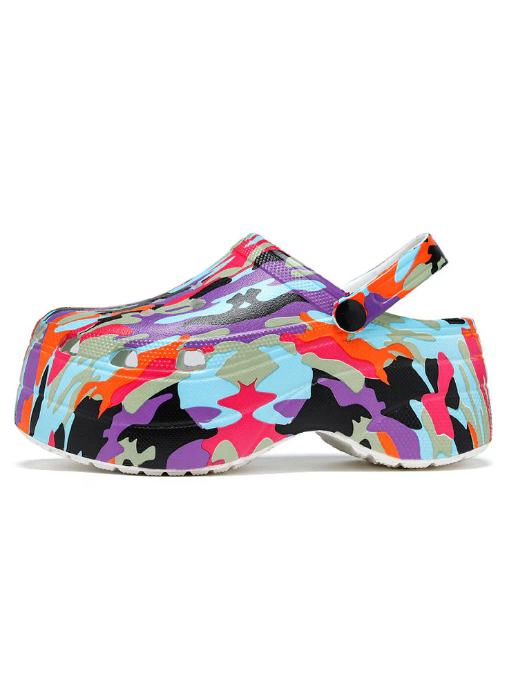 Casual Thick Sole Hole Sandals - Image 16