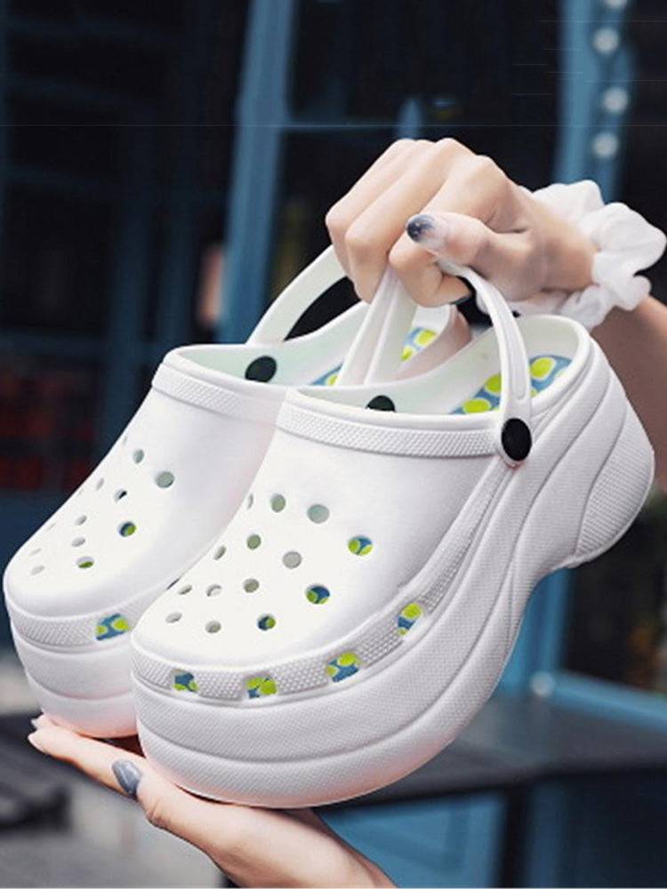 Casual Thick Sole Hole Sandals - Image 23