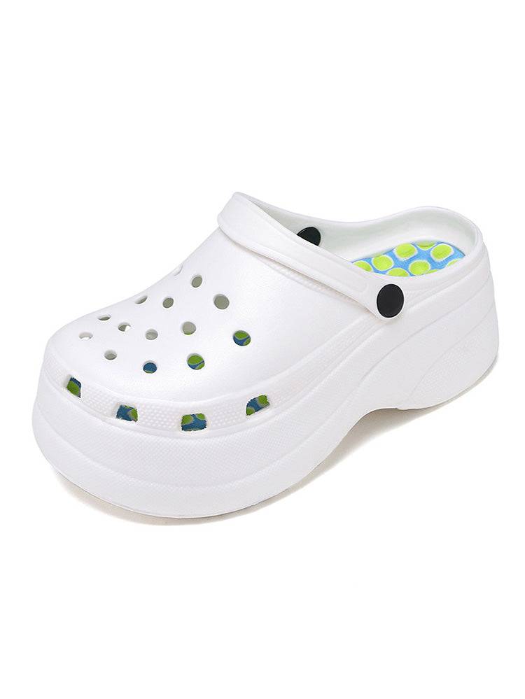 Casual Thick Sole Hole Sandals - Image 25