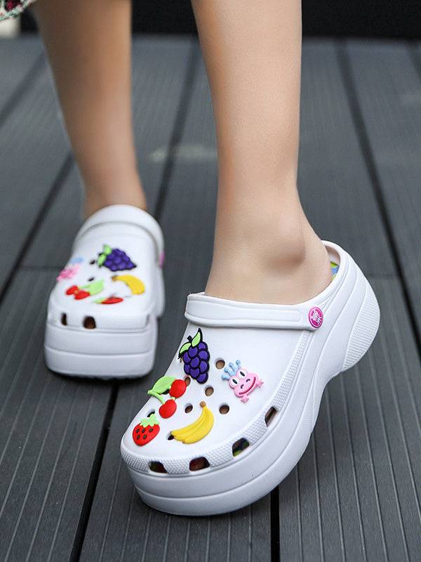 Casual Thick Sole Hole Sandals - Image 27