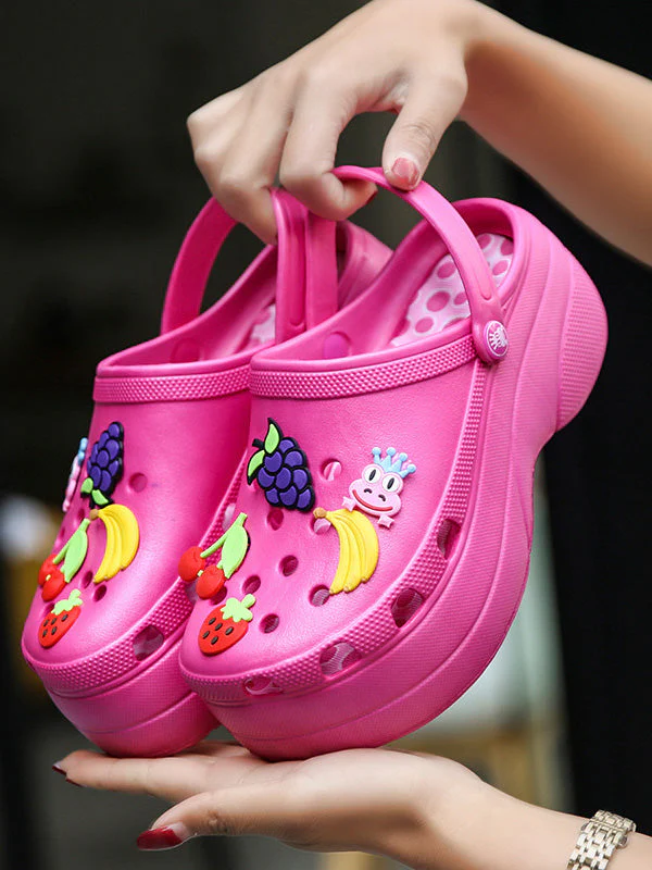 Casual Thick Sole Hole Sandals - Image 29