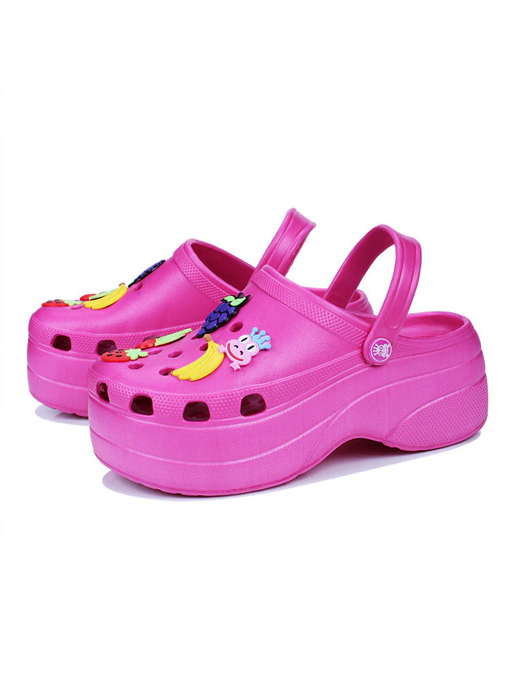 Casual Thick Sole Hole Sandals - Image 31