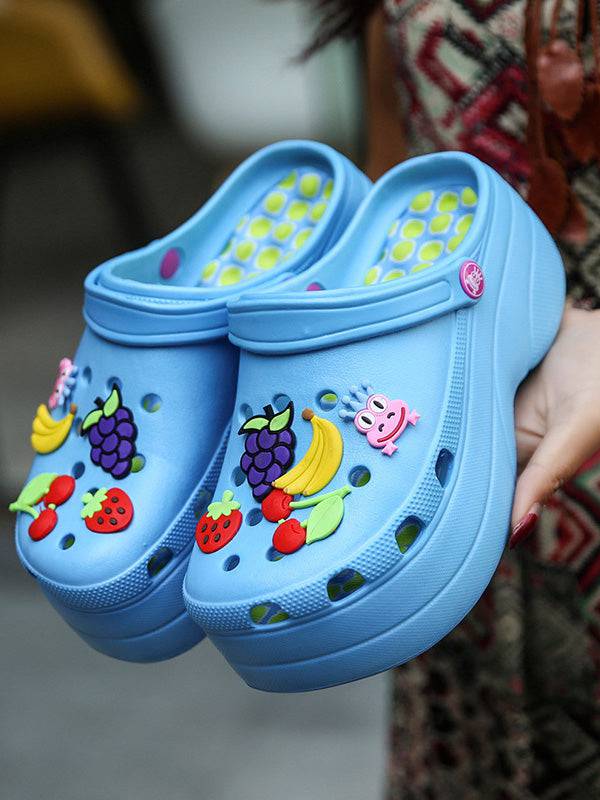 Casual Thick Sole Hole Sandals - Image 34