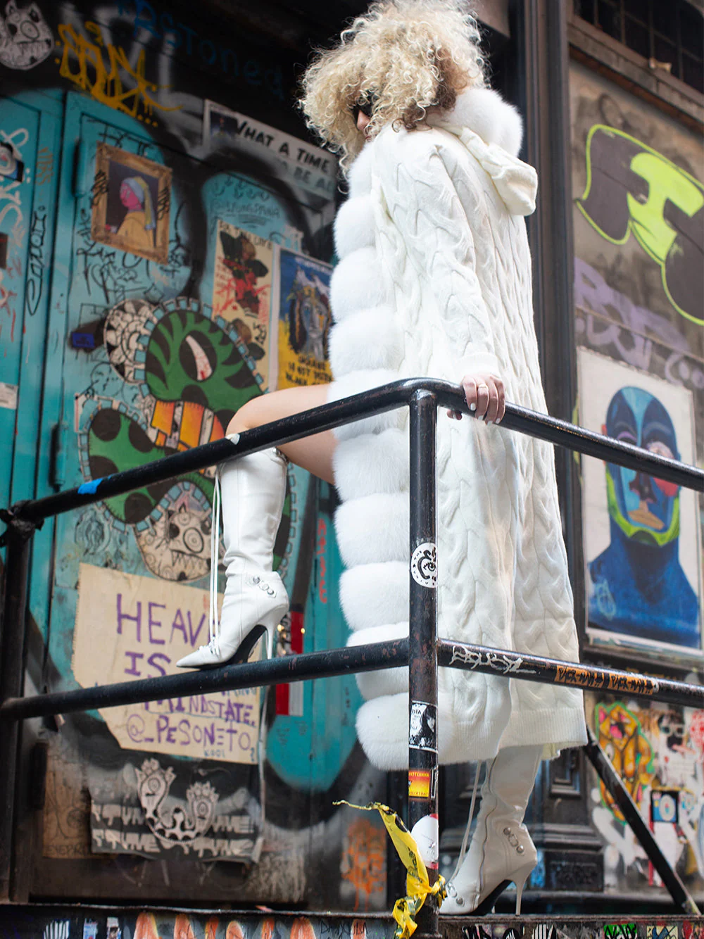 CAVO Fur & Cashmere Cardigan - Image 9