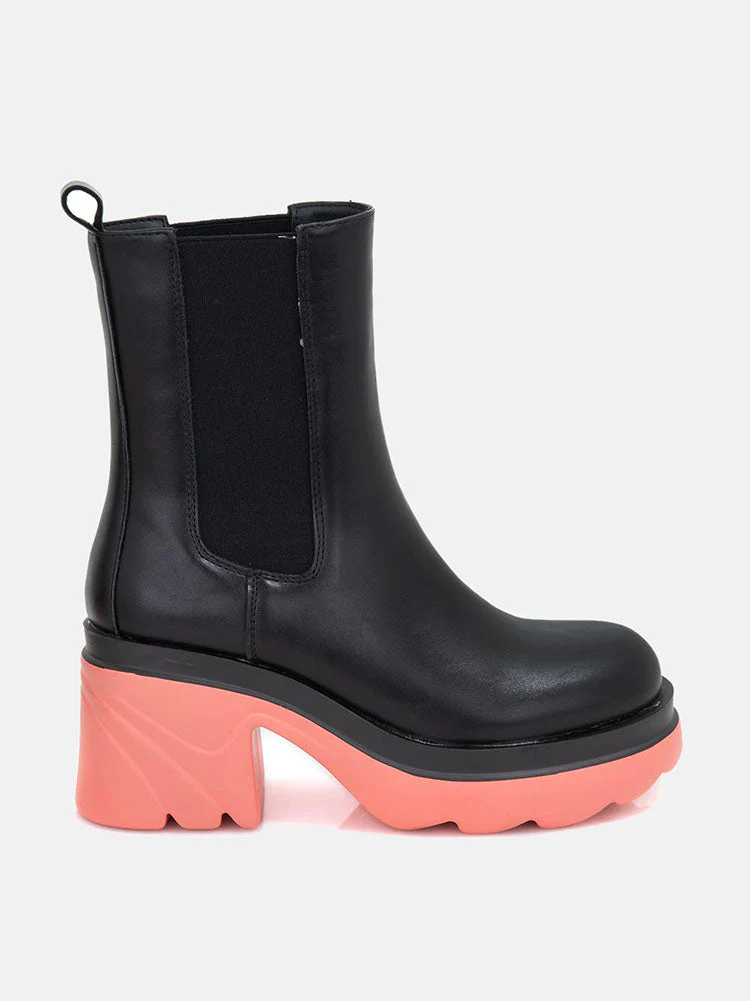 Chunky Heel Ankle Boots - Image 11