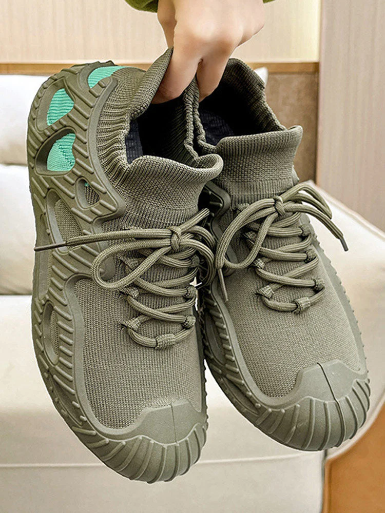 Colorblock Breathable Casual Sneakers - Image 29