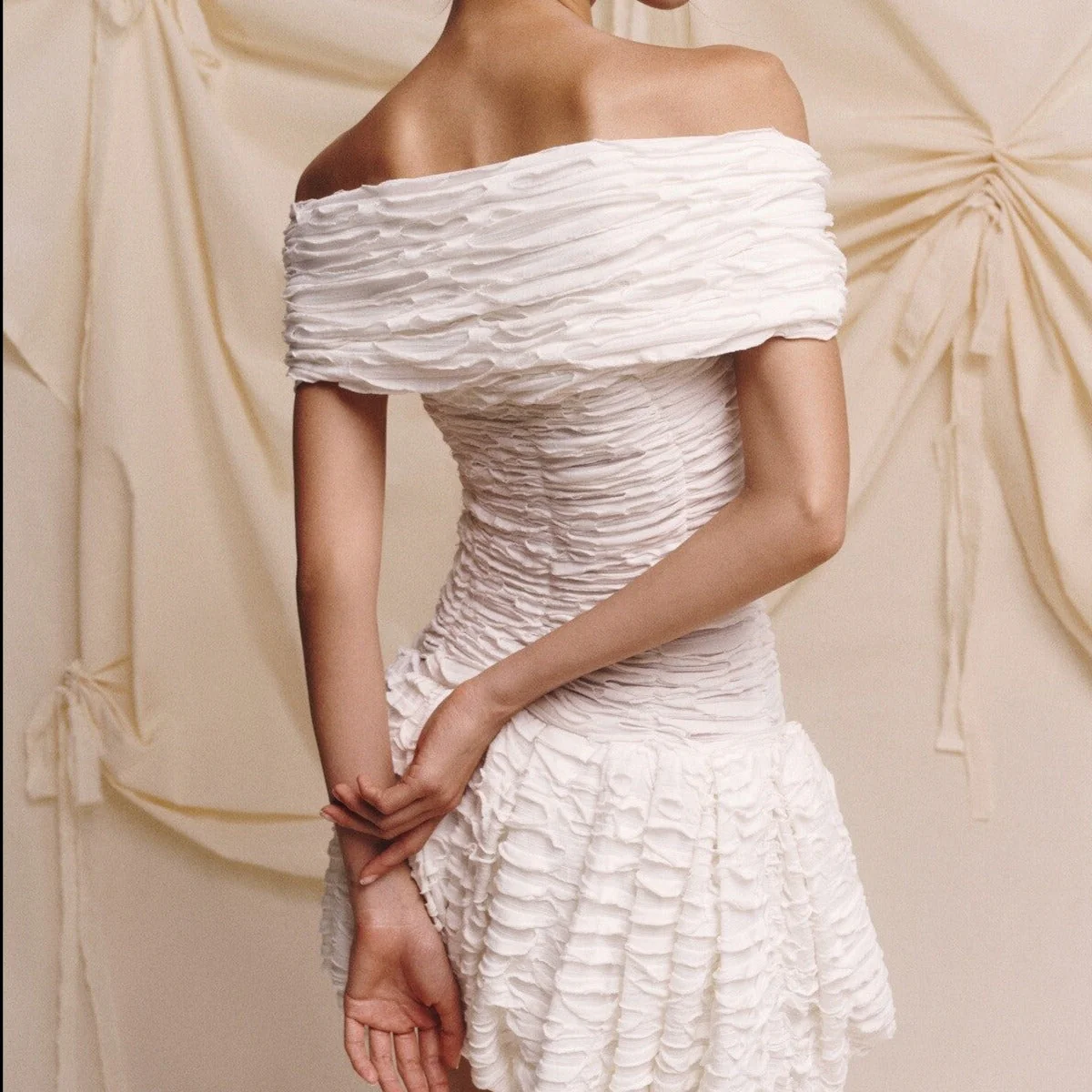 Crafted with Affection Ruched Mini Dress - Image 6