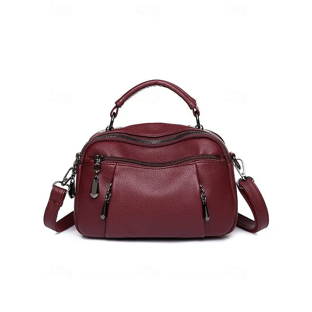 Crossbody Leather Faux Bag