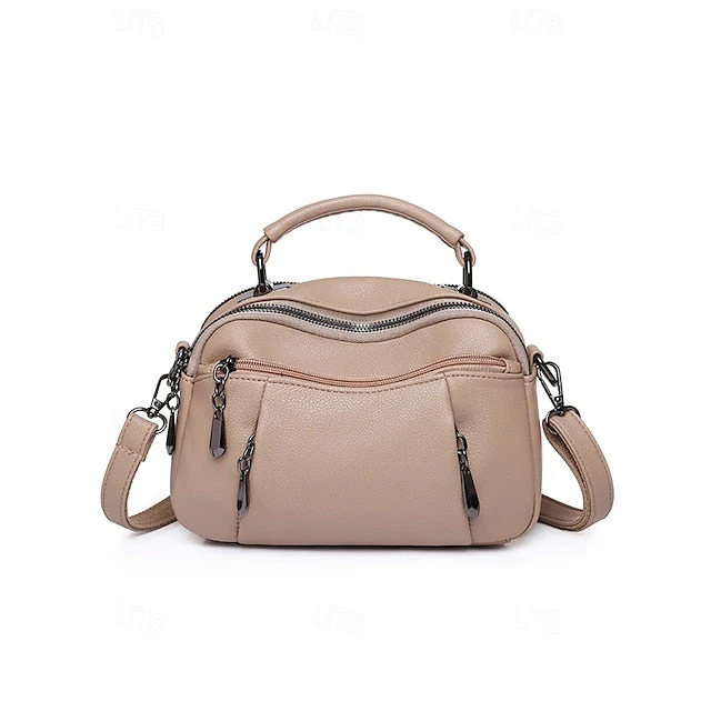 Crossbody Leather Faux Bag - Image 5