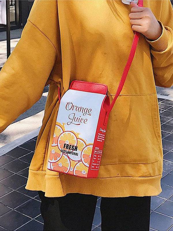Cute Carton Crossbody Bag - Image 15