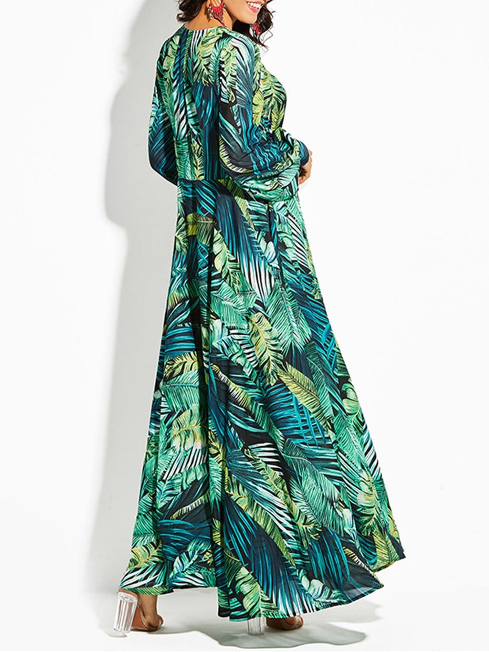 Damitra Floral Maxi Dress - Image 7
