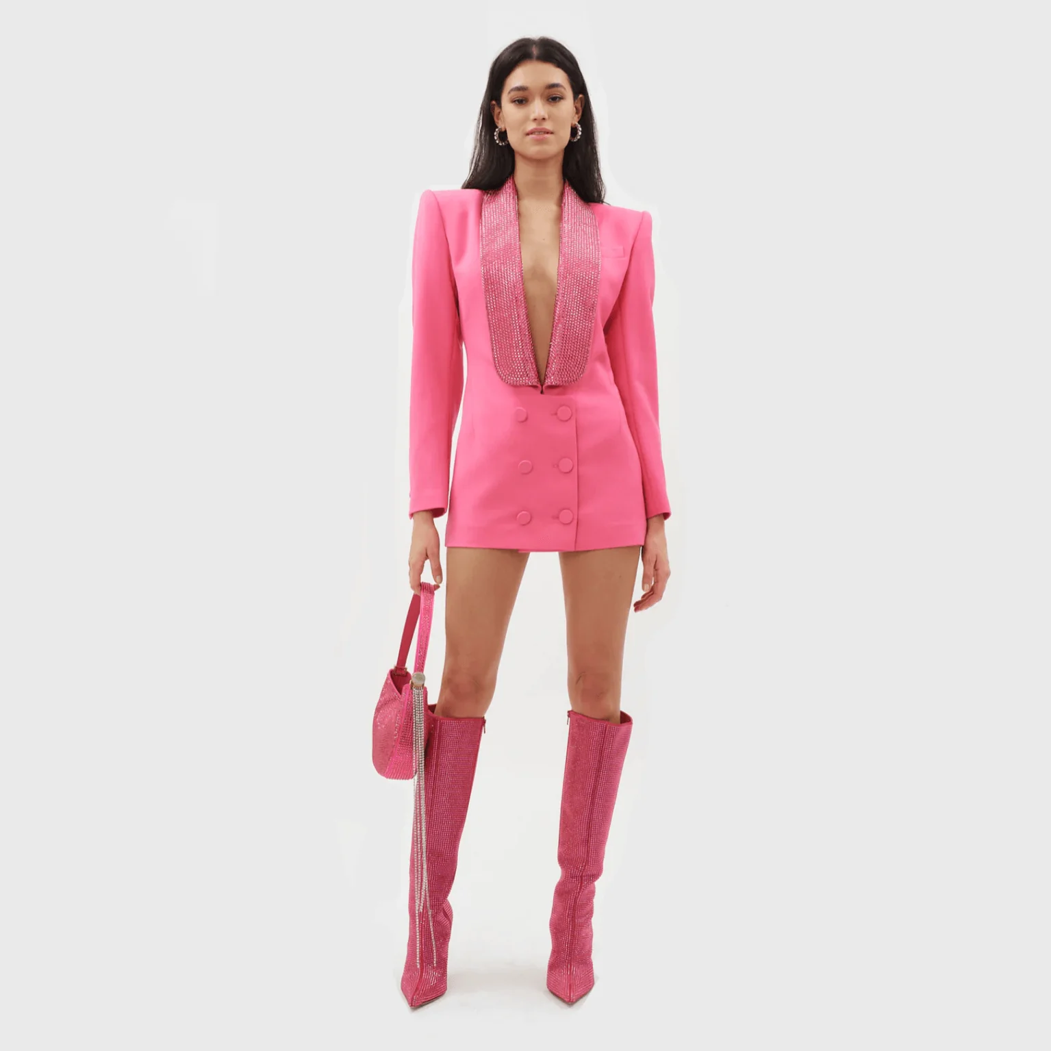 Dazzling Affair Crystal Embellished Cutout Mini Dress - Image 10