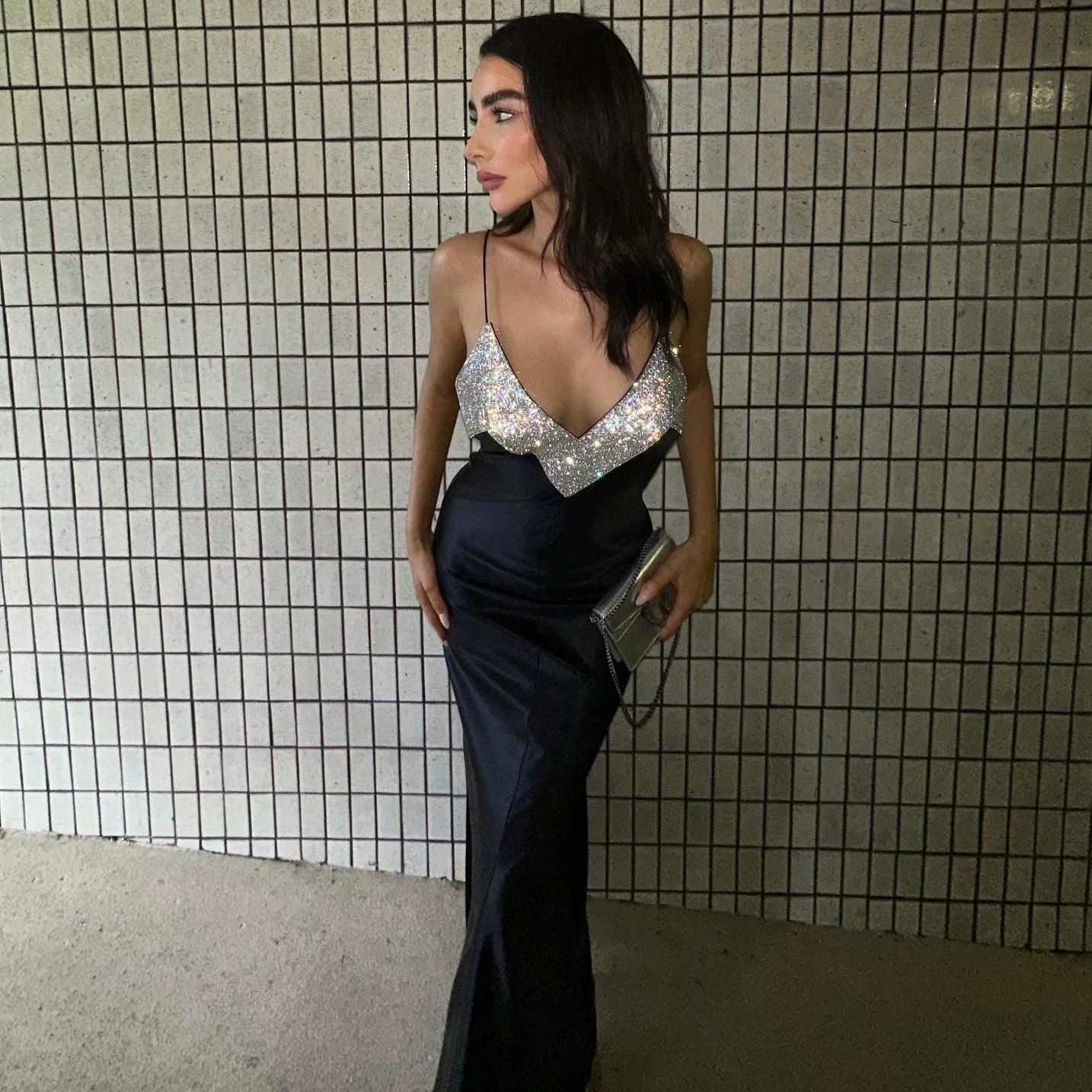 Desire Your Love Crystal Embellished Maxi Dress - Image 4
