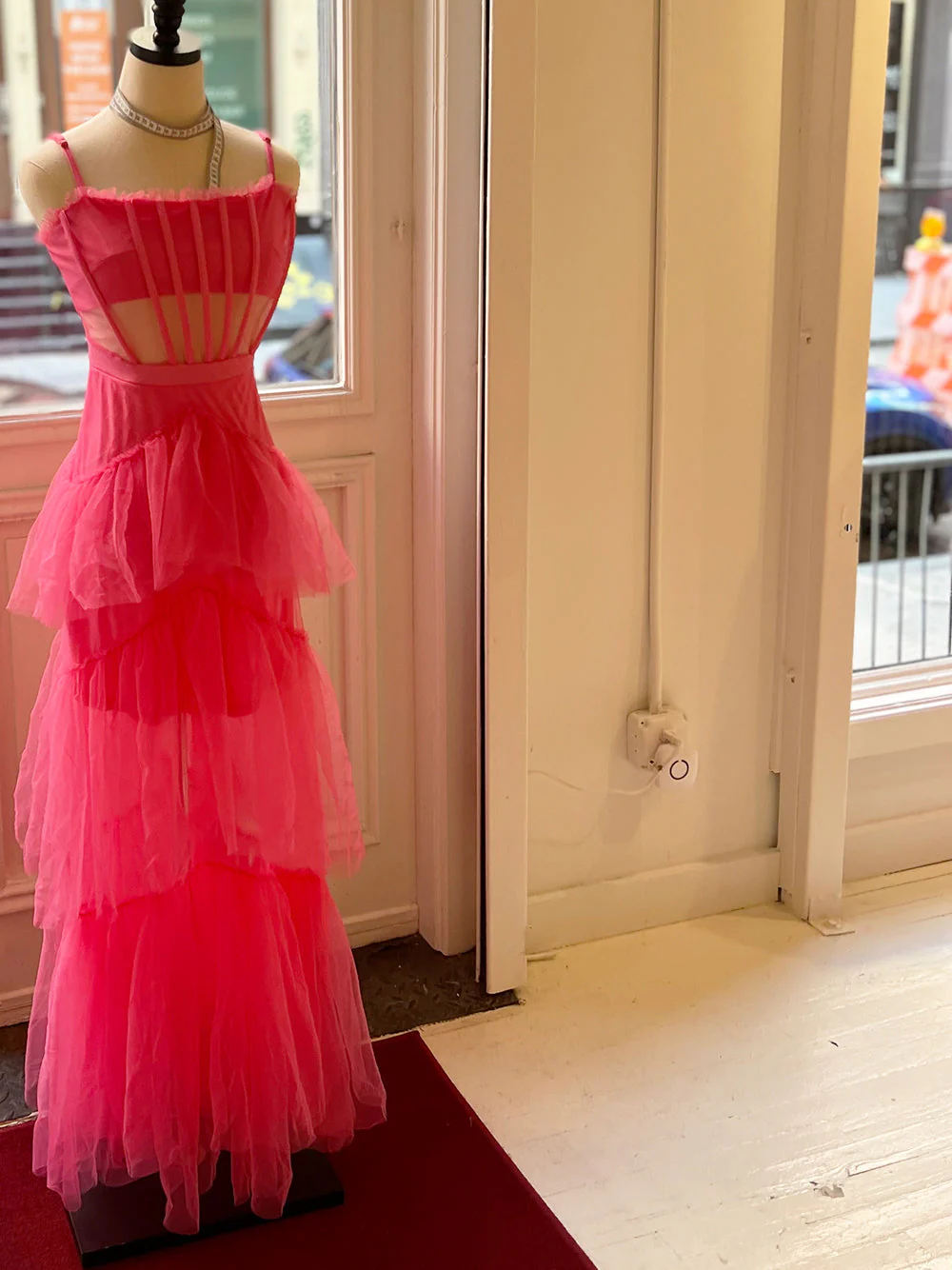 DIDA Tulle Dress in Fuchsia - Image 8