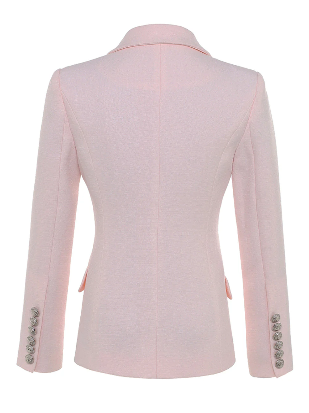 Double Breasted Blazer in Light Pink - Image 9