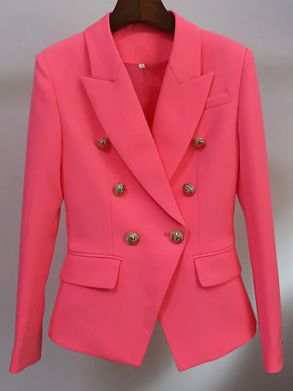 Double Breasted Blazer in Pink - Image 8