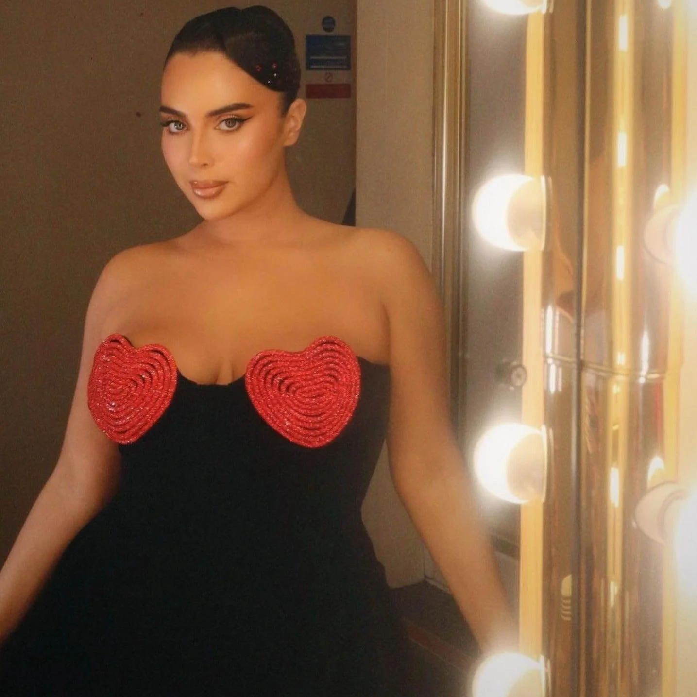 Dreaming Of Fashion Diamond Heart Mini Dress - Image 3